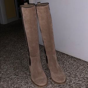 Bcbgeneration tan suede boots